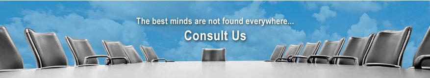 The best minds are not found everywhere...
Consult Us